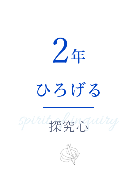 2年　ひろげる　探究心
